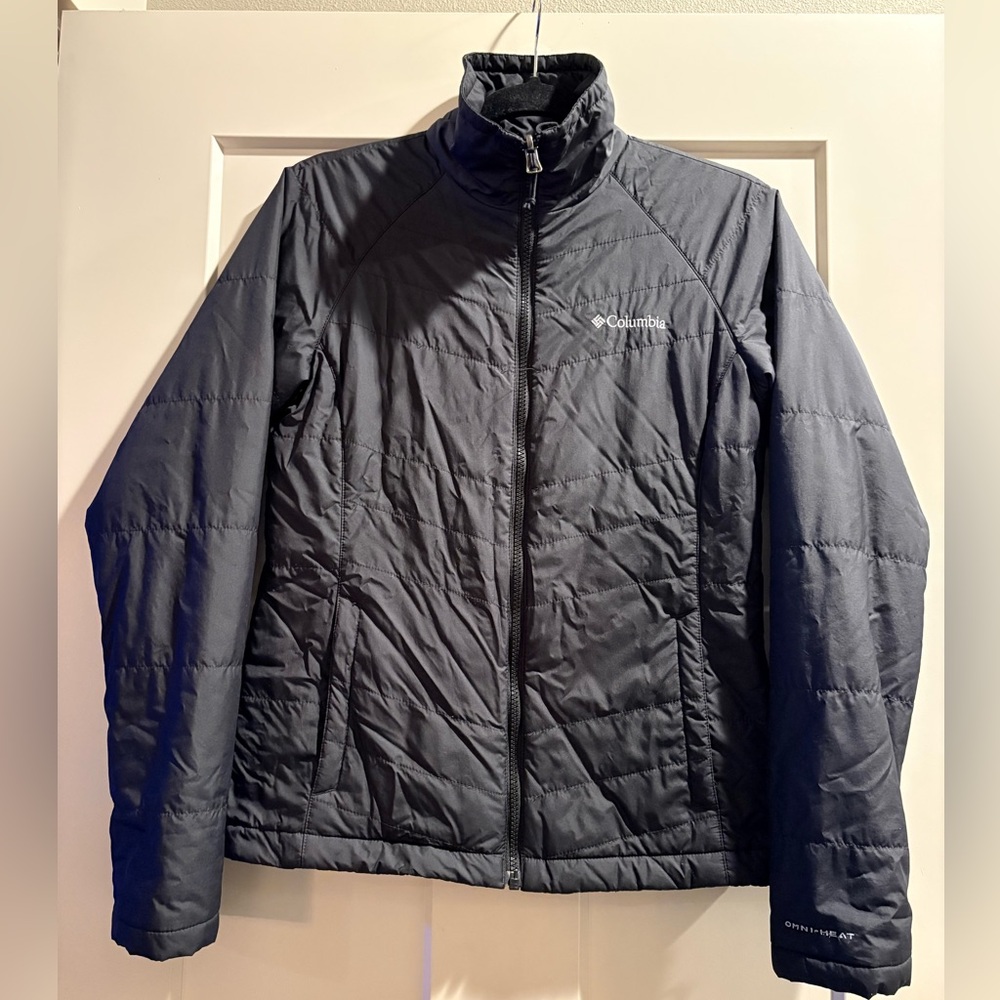 Columbia Black Interchange Insulated Jacket - Omniheat Technology XS